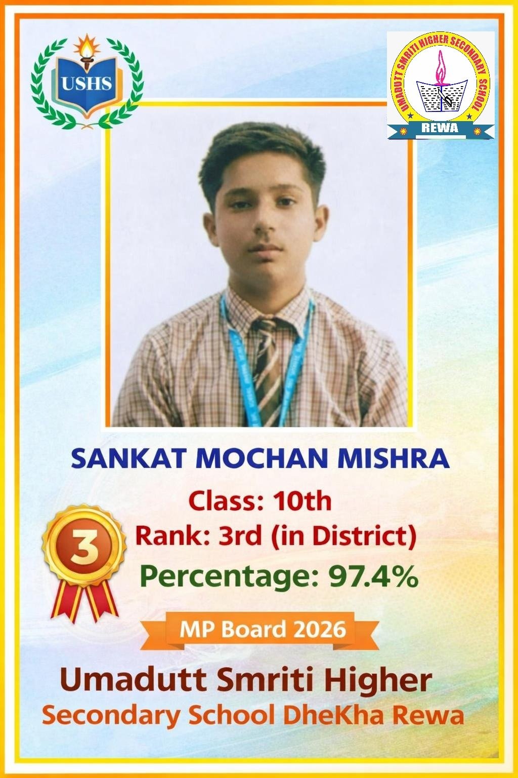  Result Class-10th(97.4%)