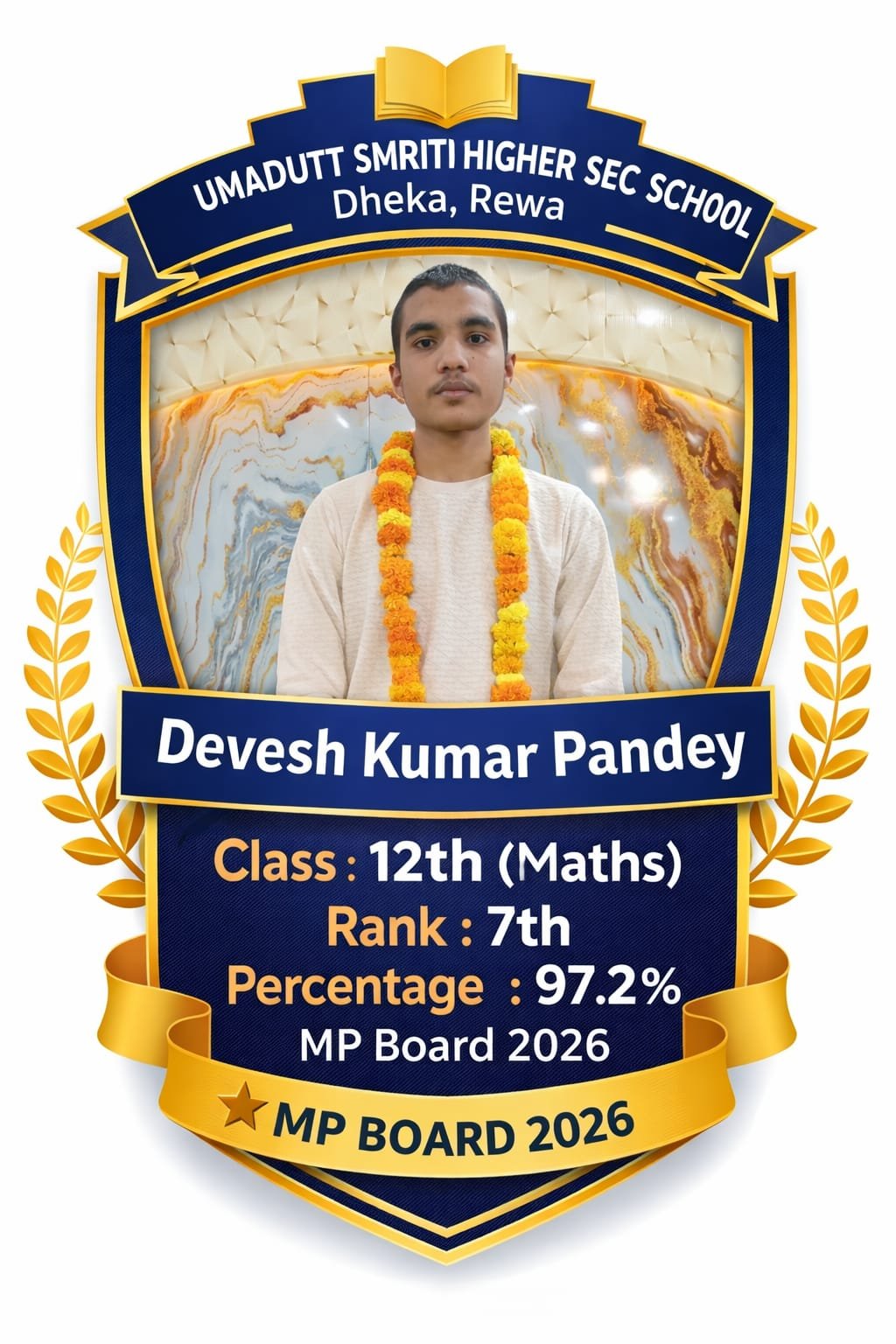 Result 12th Maths (97.2%)